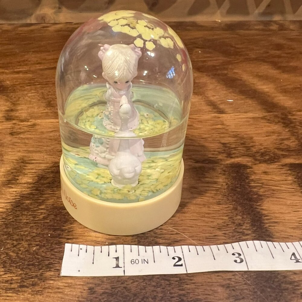 Vintage Precious Moments Make A Joyful Noise Water Globe 1983 Jonathan and David - Picture 3 of 8